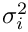 $\sigma_i^2$